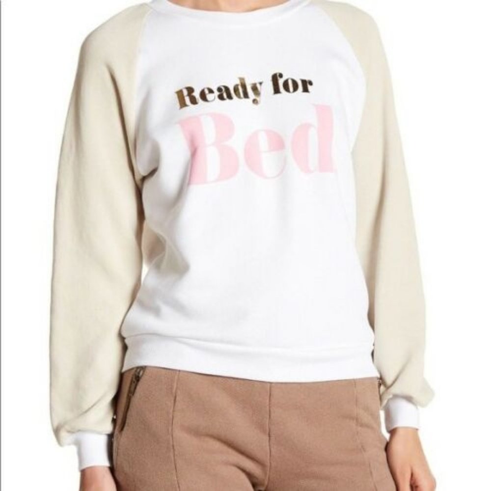 WILDFOX Sleepwear Ready For Bed FLEECE Sweatshirt
